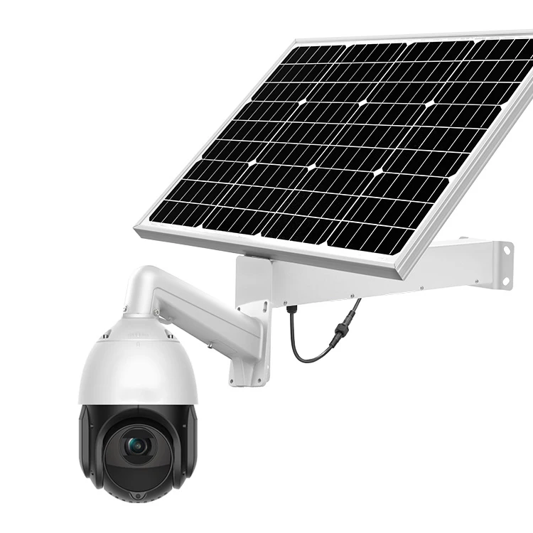 Hikvision 4G solar monitoring HD night vision panoramic outdoor 365 degrees rotation 23 times zoom camera