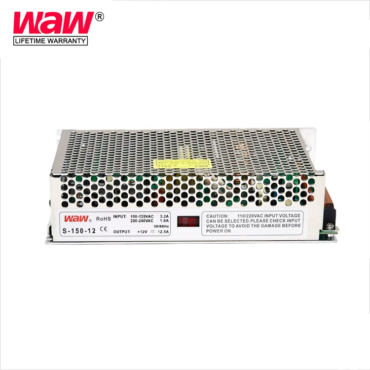 24v 6.5a 150 Вт Светодиодный драйвер NES-150-15 трансформатор