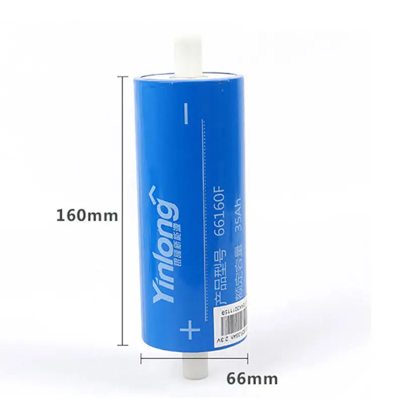Yinlong LTO 25AH 30AH 35AH 40AH 50AH 10C 3.2V Cell LTO66160K Grade A Lithium Titanate deep cycle Batteries Lithium 66160 cell