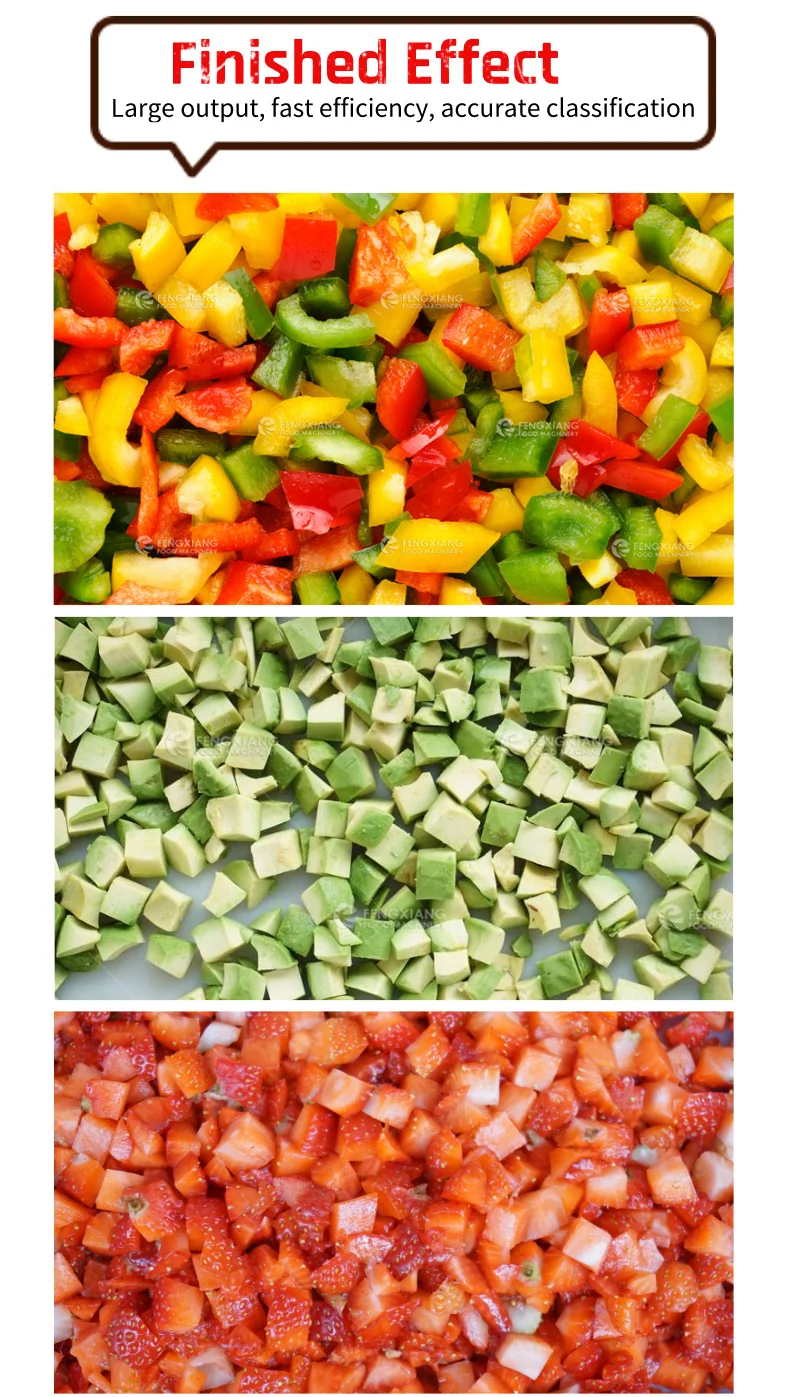 CD-1500 Vegetable Dicing Machine Mango Cutting to Strips Machine