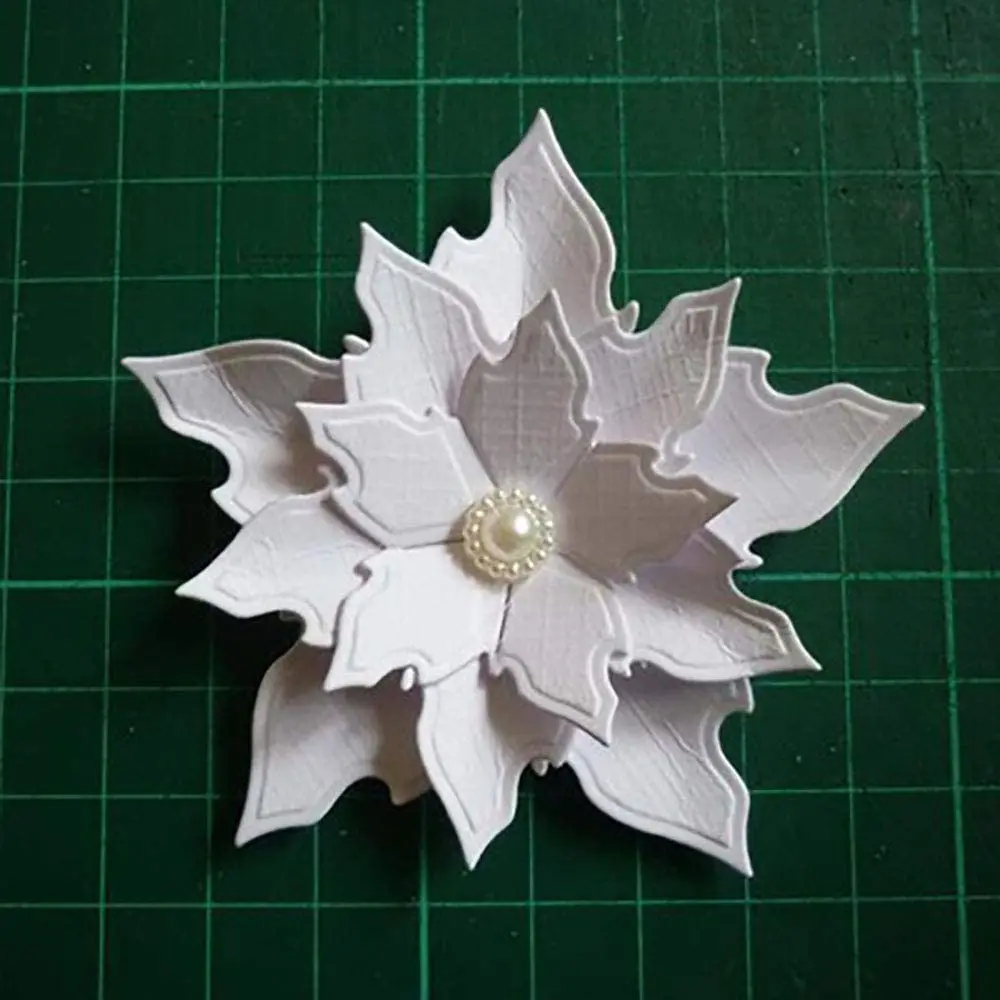 Cutting Dies Metal Flower Embossing Stencils for DIY Scrap booking Photo Album Decorative DIY Paper Cards Making Gift Metallic