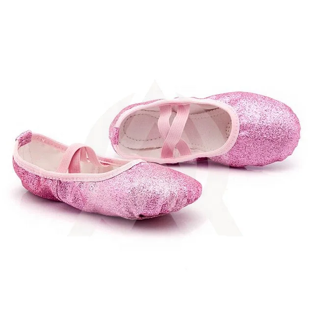 Балетки женские на плоской подошве, розовые эластичные ремешки, обувь для детей