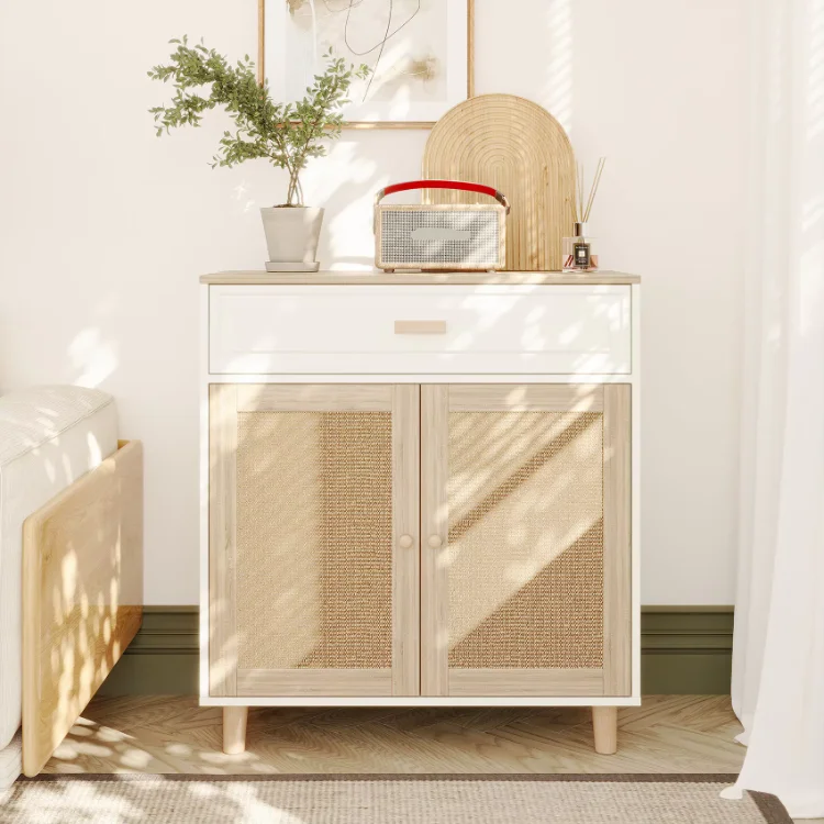 Custom Close Type Litter Box Enclosure Wood Indoor Side Table Wooden Pet Furniture Crate Cat House With Scratching Pad Doors