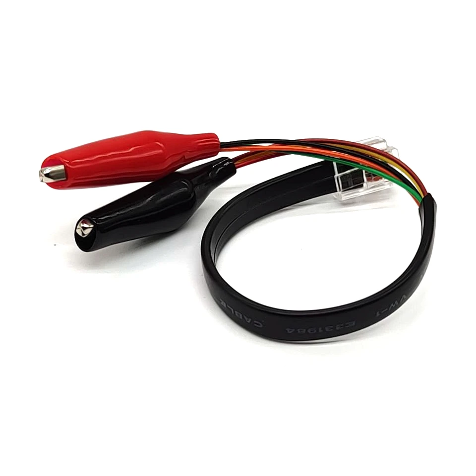 Connecting line of electrical products 6-core rj12 telephone line crocodile clip telephone line