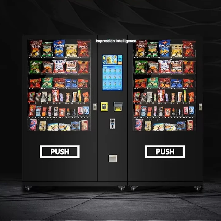 24 Hours Self-service Banknote Coin Unmanned Ramen Food Vending Machine