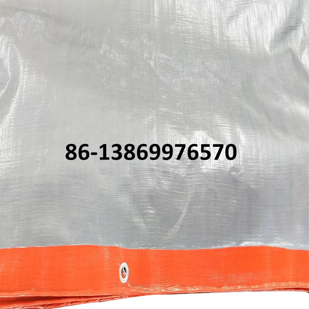 
silver orange Waterproof tarpaulin price tarpaulin plastic sheet with all specifications 