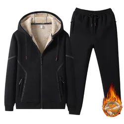 Free customization of women zipper hooded sets   + pants two   autumn and winter suit + men clothing sets Wool suit
