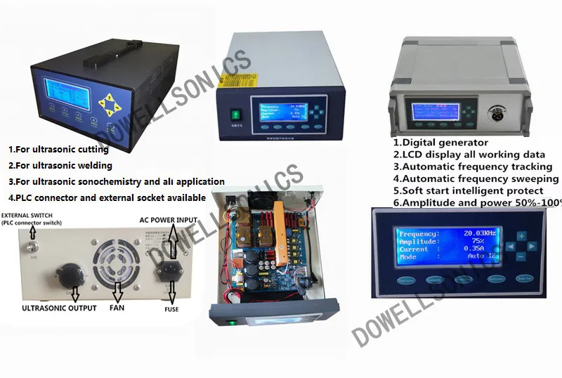 DW-CF20-1500 ultrasonic ultrasound 1500w food cutting blades slicing cutter