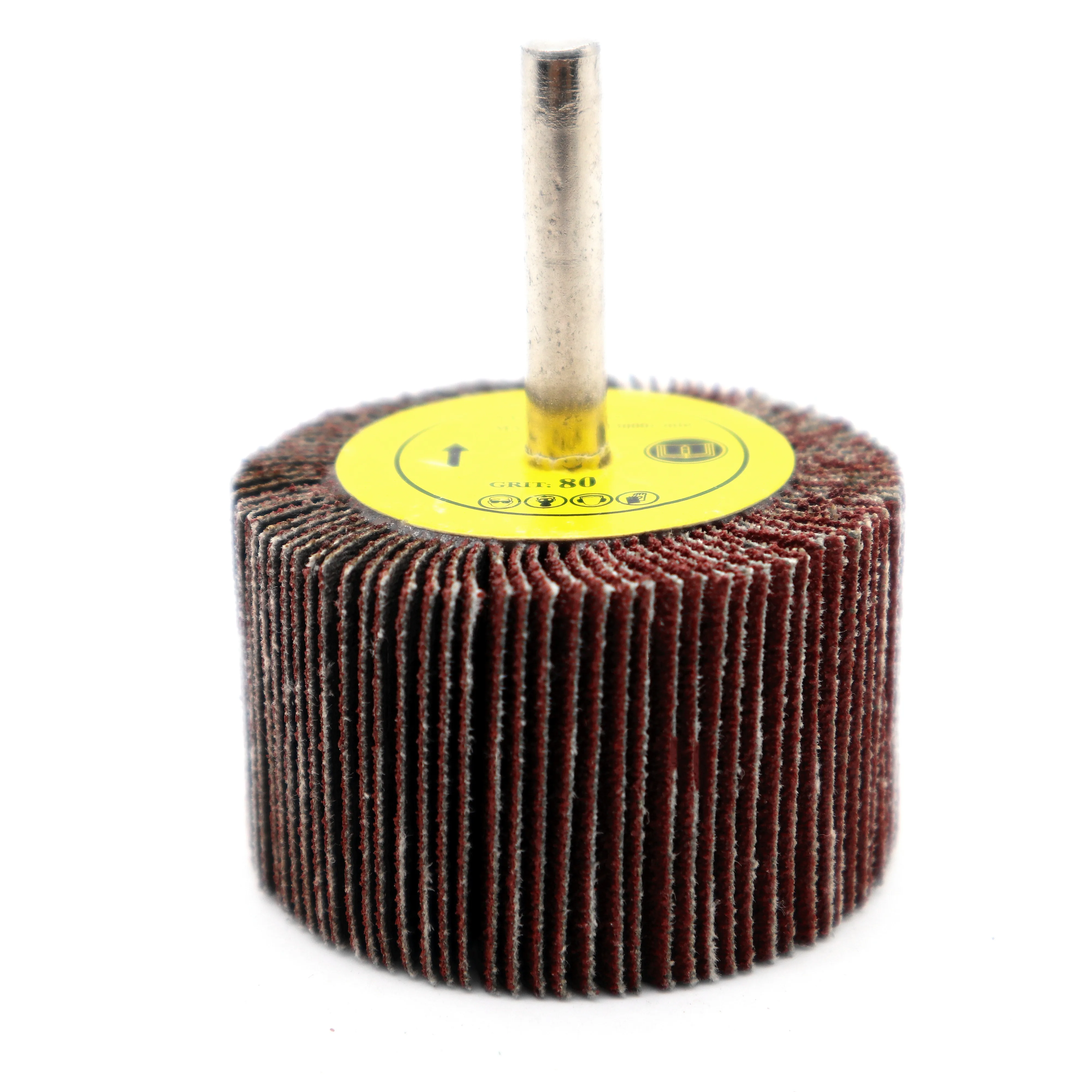 high quality Abrasive Flap buffing Wheel With Shaft  abrasive mop disc abrasive discs for dental
