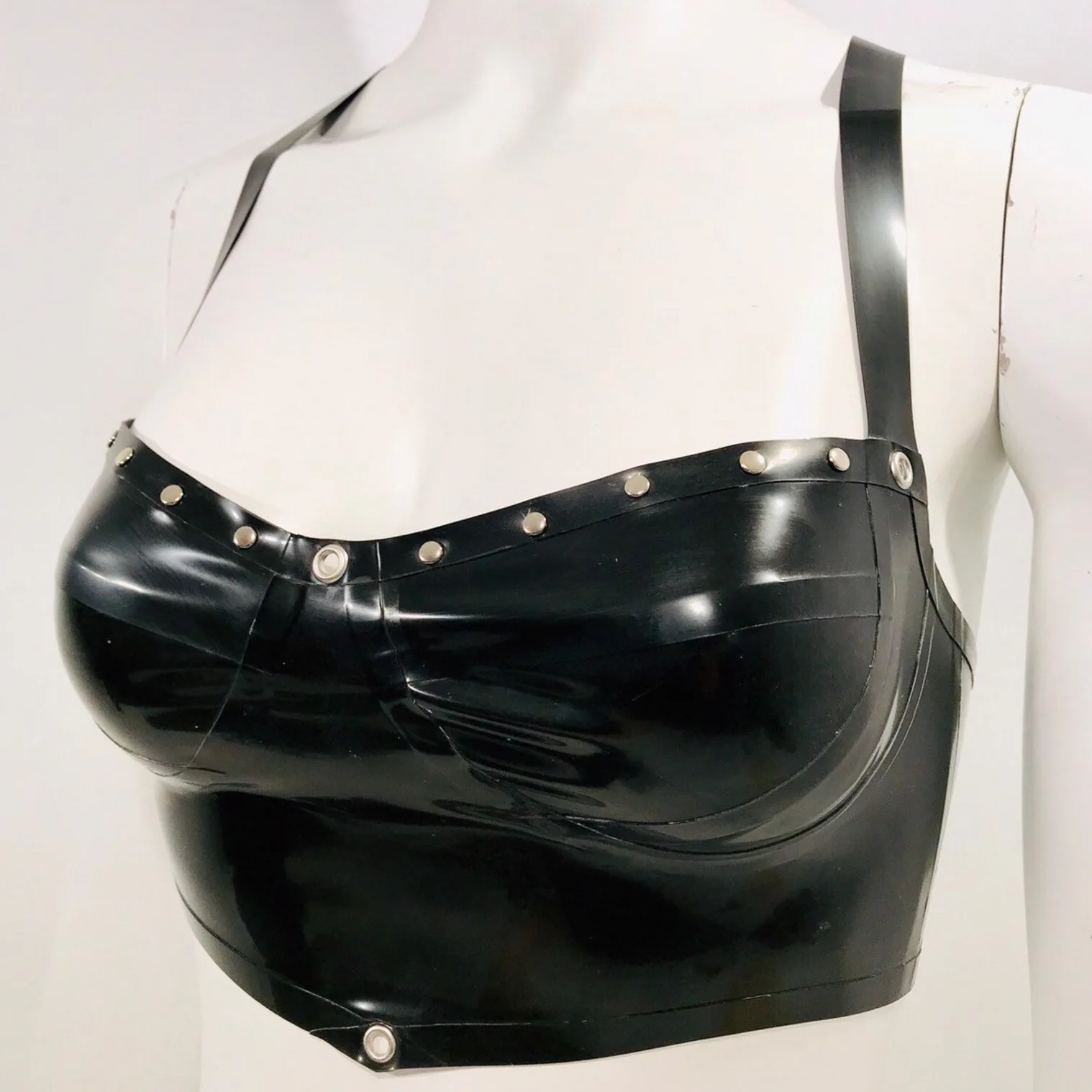 Hot Sexy Latex Women Sexy Red Bodysuits Leotard Costumes Rubber Flexible XS-XXL