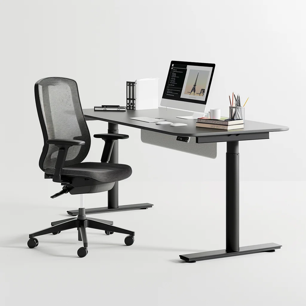 Hot Style Electric Sit Stand Up Lift Table Double Motor 3 Section Lifting Table Adjustable Height Electric Standing Gaming Desk