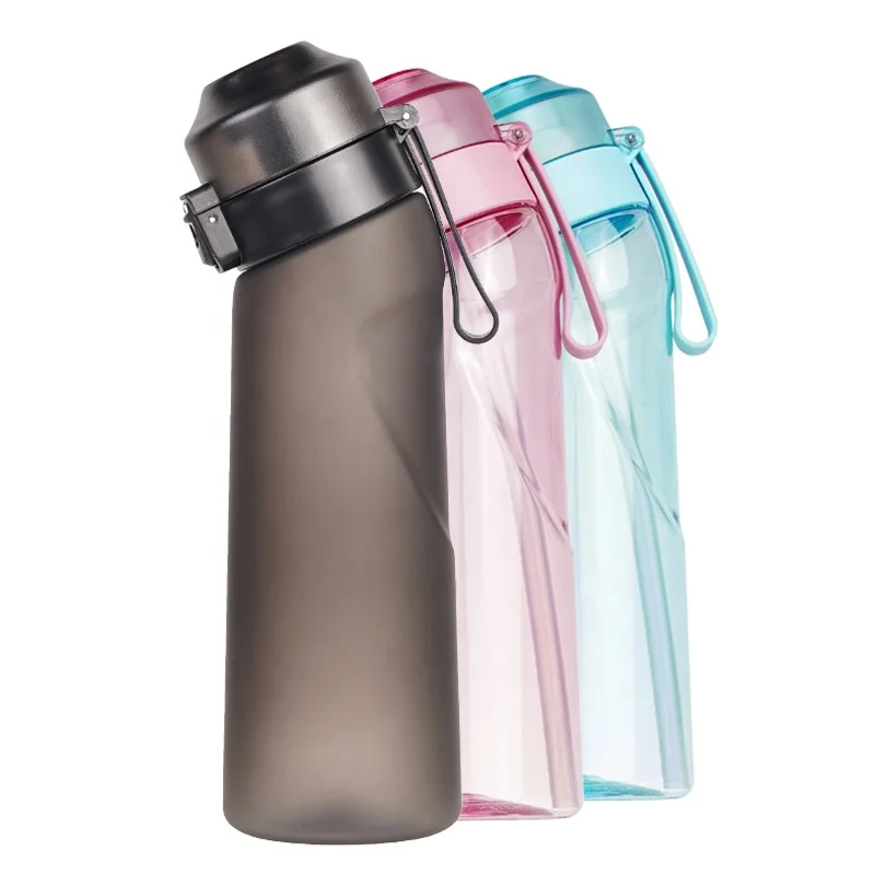 smaken scent air custom color logo drinking met fruit flavour up tritan bpa free flawour water bottle with flavor pod