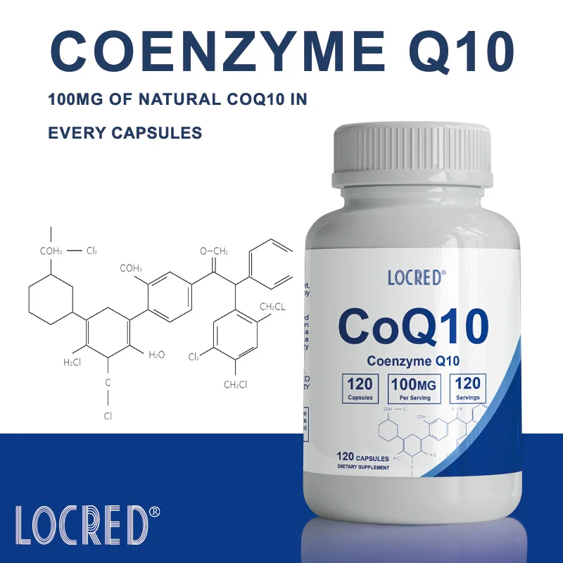 Wholesale OEM OBM Factory CoQ 10 Capsules Unflavored Coenzyme Q10 Dietary Supplement for hard capsule adult