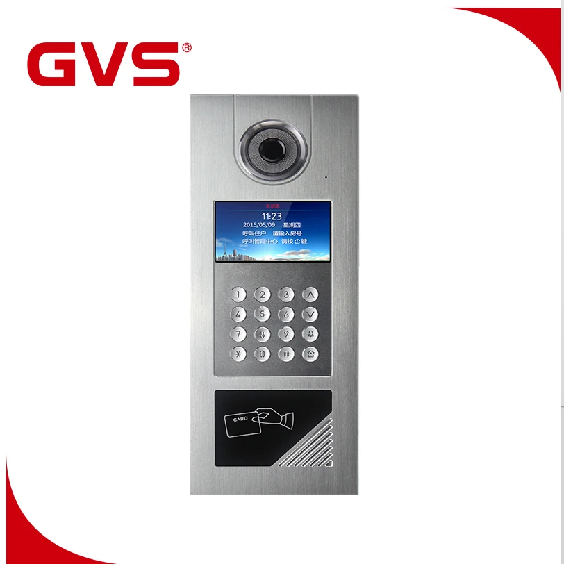 Cat 5 Touch Key Villa Video Door Phone Intercom System for Smart Home Security