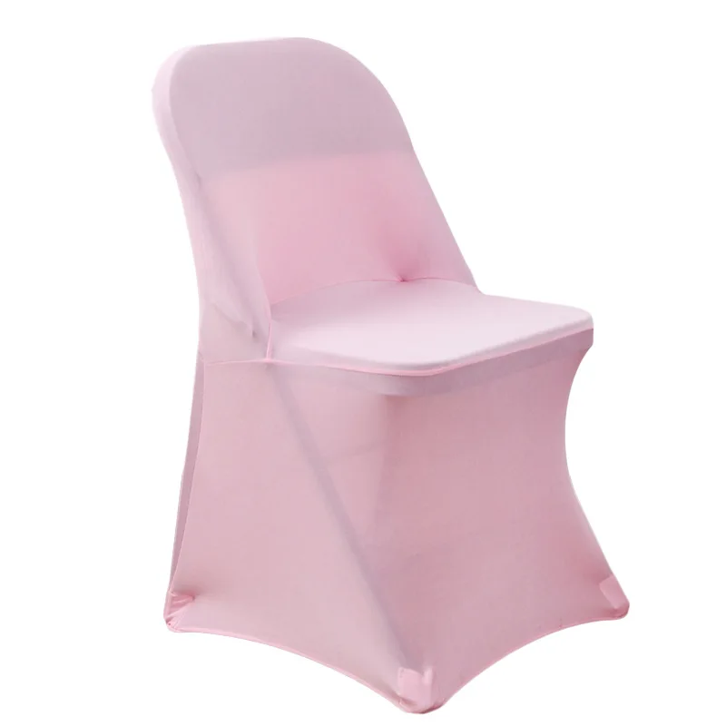 Premium Quality White Spandex Folding Chair Cover Stretch Fold Chair Cover for Banquet Wedding