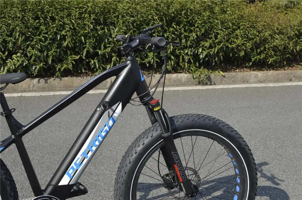 PETRIGO 26 Inch Snow Electric Bike with New Design Hidden Battery Fat Tire Electric Mountain Bicycle High speed E-Bike
