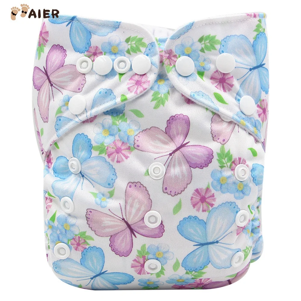 
Aier One Size Adjustable Washable Reusable Diapers Baby boy Cloth Diapers 