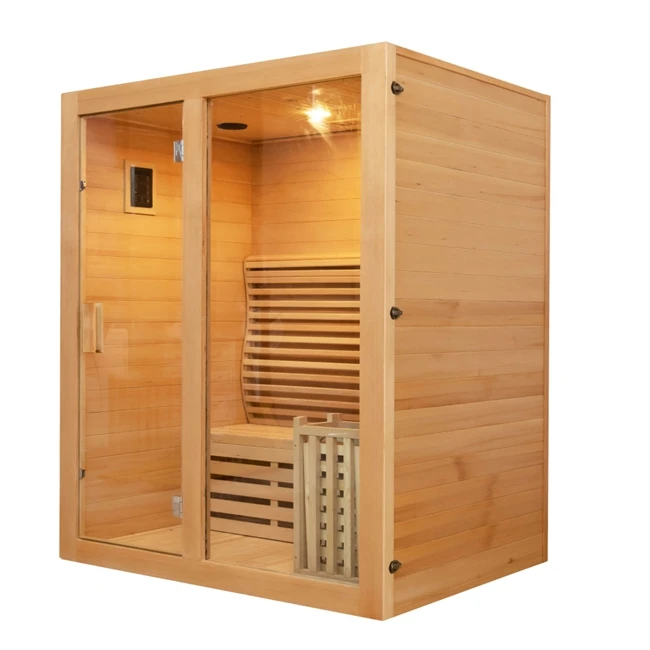 6KW Heater Luxury Wooden Japanese Wet Steam Sauna Room