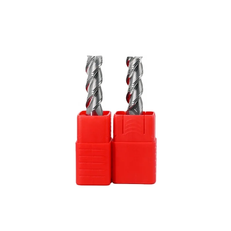 High quality three-edged carbide end mill for CNC machine tool processing  turning aluminum machining