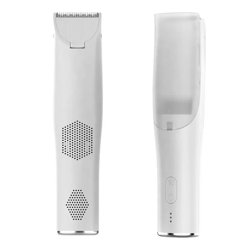 Waterproof ceramic blade hair shaver type c USB charging vacuum hair clipper trimmer machine electric baby hair trimmer