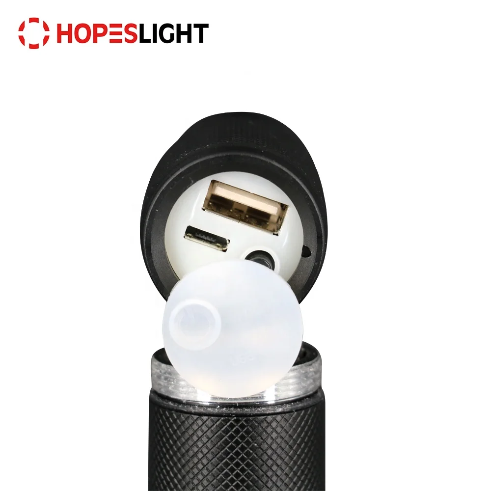 
Manufacturer supply pocket portable 18650 battery USB rechargeable mini super bright led flashlight 