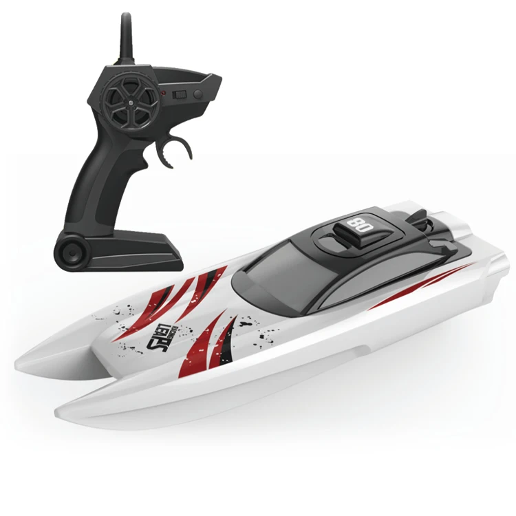 2.4Ghz RC ShipRemote Control Boat for Kids and Adults High Speed Ship Dual Motors Self-Righting Racing Boat Pools and Lakes Toy
