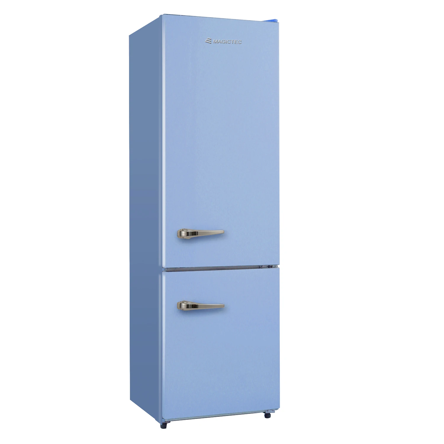 250WE-RE Colored Refrigerators Double Door Bottom Freezer Refrigerator Retro Fridge