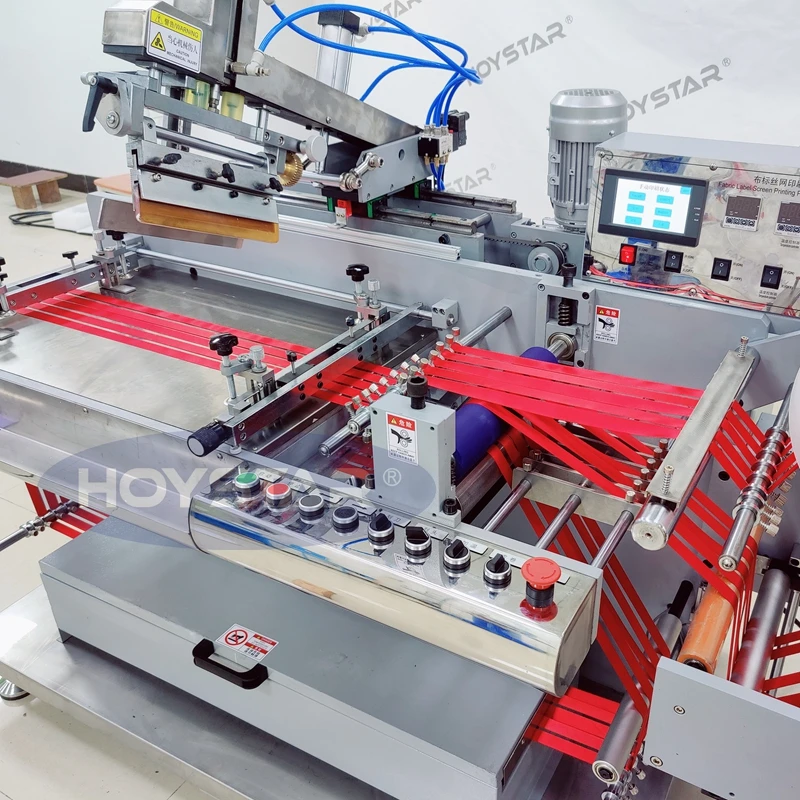 Fully Automatic Roll-to-Roll Screen Printer For Screen Printing  Lanyards/Tapes