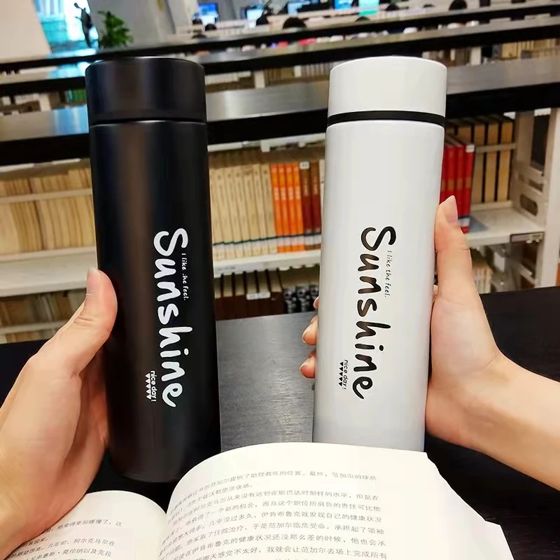 500ML Intelligent Vacuum Flasks Thermos Stainless Steel Smart Water Bottles Led Temperature Display Thermal Termico Gift Flasks