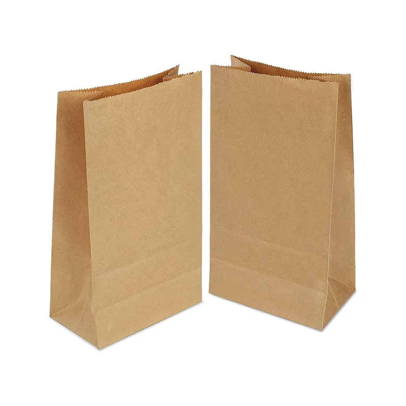 Eco Friendly Biodegradable  Stand Up Pouches Food Packaging Paper Bags