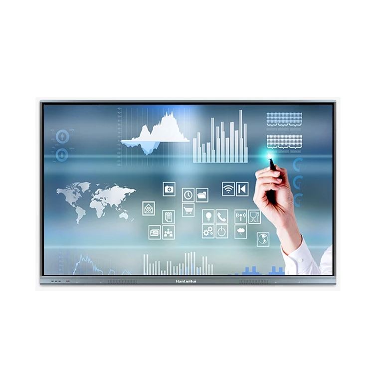 Factory Price Interactive Whiteboard Smart Board Touch Screen Monitor Interactive Flat Panel LED LCD Separate Video Ntsc(60hz)
