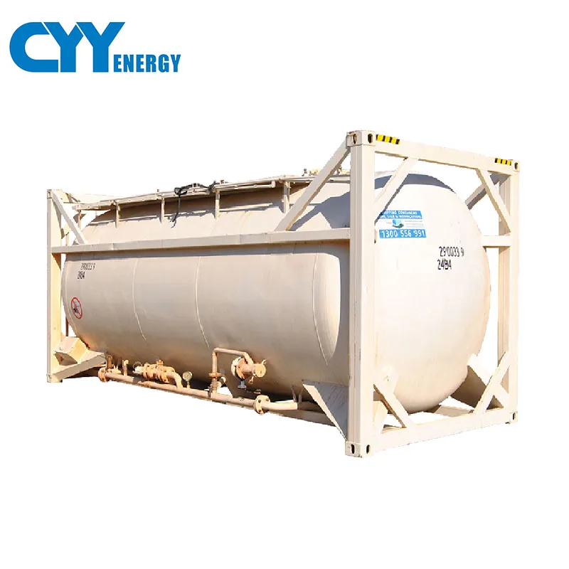 cryogenic transport tank container iso tank ASME standard liquid gas tank container