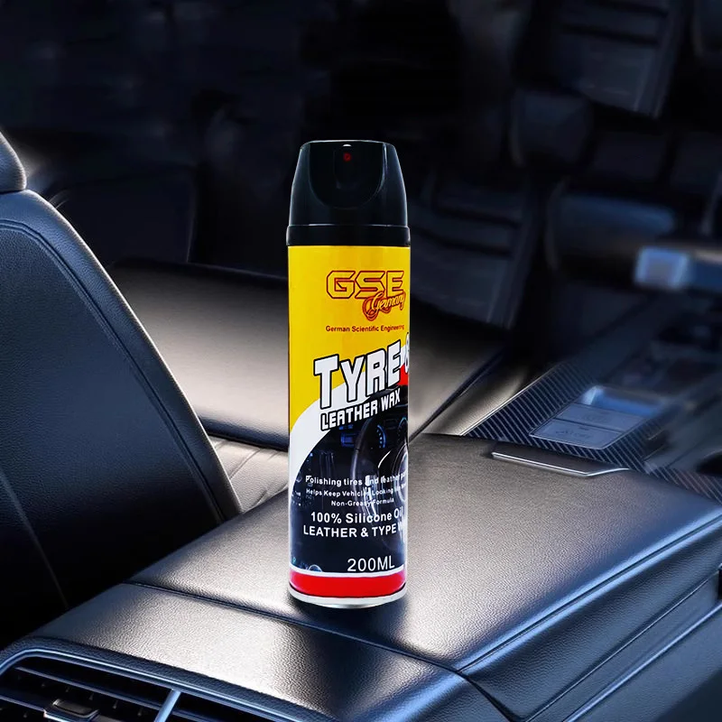 200ml Dashboard Silicone Spray Dashboard Wax Polish Spray for Car care