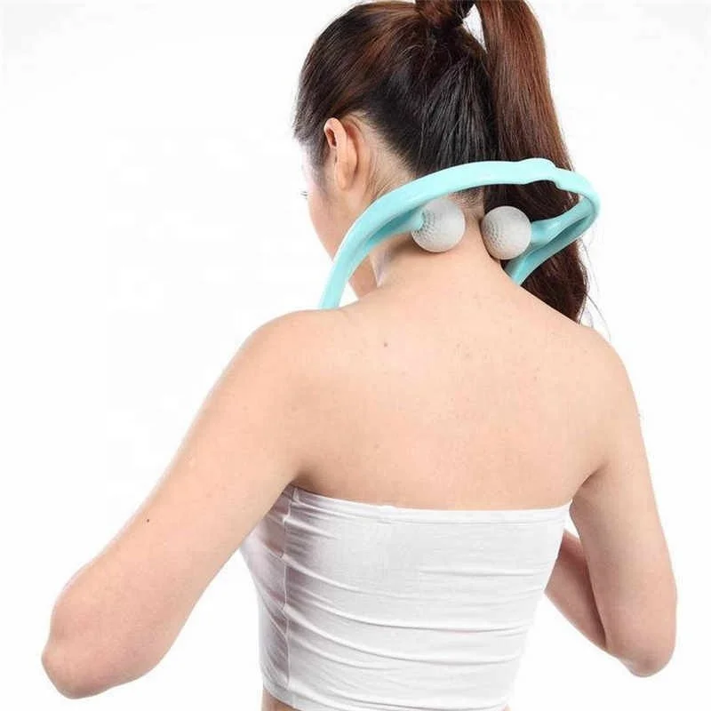 Manual massage hammer ball body neck waist massager