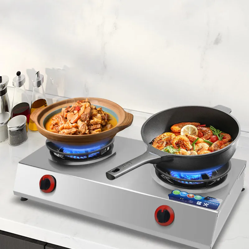 Оптовая продажа на заказ из нержавеющей стали варочная панель Кухня Домашняя Плита Биогазовая плита