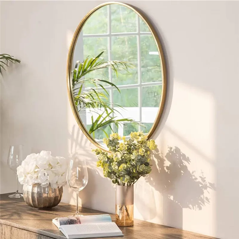 Bathroom Cabinet Mirror Round Wall Mirror With Shelf Mirror Hanging Wall Wash Face