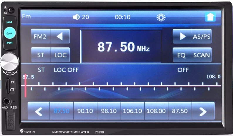 Hengmao 7023B 7 дюймов Авто Радио стерео система 2 Дина Dvd навигации Mp5 Car Play