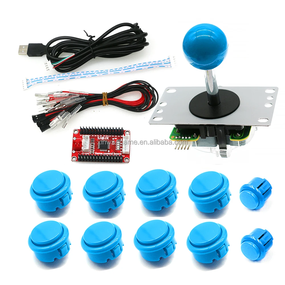 USB-контроллер Raspberry Pi PC360 PS/3 пара Android с нулевой задержкой Sanwa Джойстик Кнопка DIY Kit для аркадной игры монетотолкатель