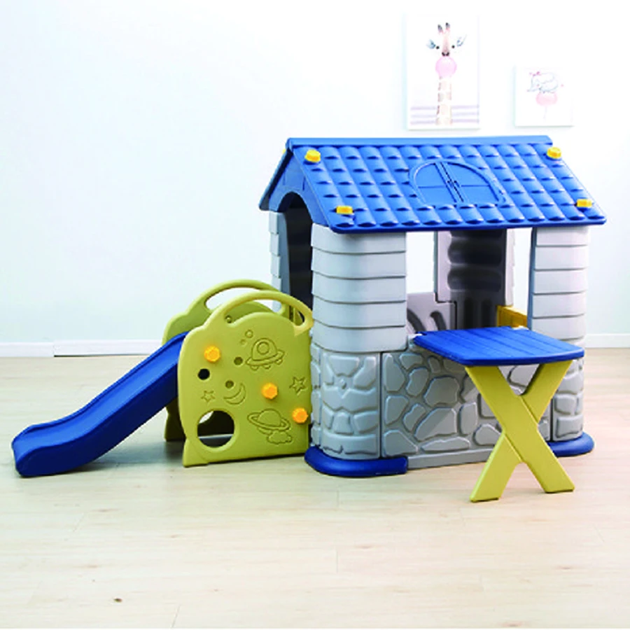 custom cheap portable worm tunnel plastic toys playhouse indoor kids playground with slides