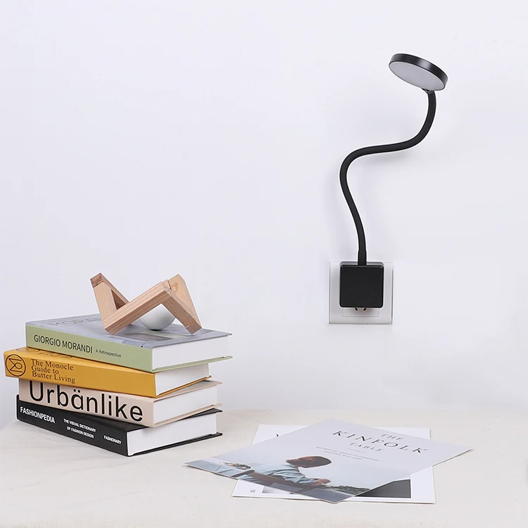 CCT Lighting Modes Remote Control Gooseneck Lampara Smart Led Desk Lamp Wall Reading headboard plug-in Lamps Function Table Lamp