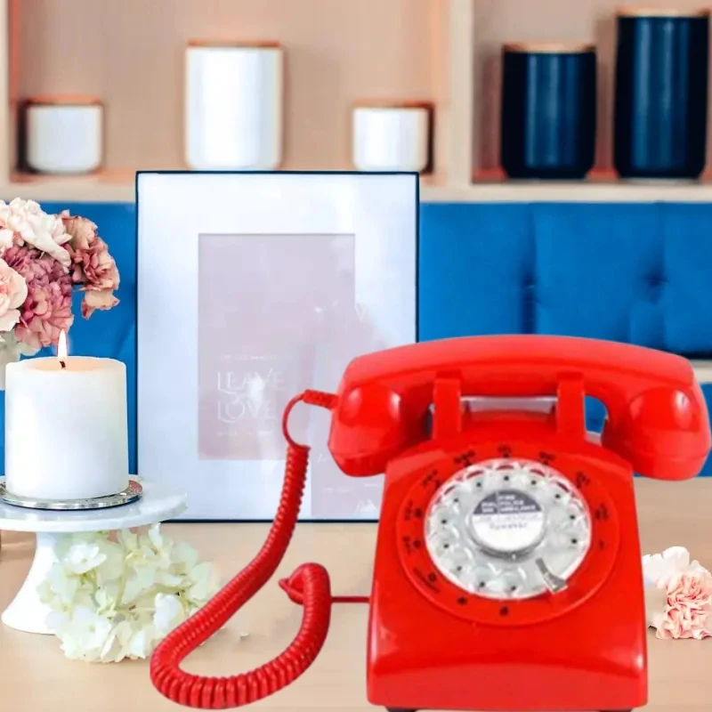Customized Recording Wedding Telephone Audio Guest Book Antique Telephones Recording Corded Phone for Reception Desk 7 buyers