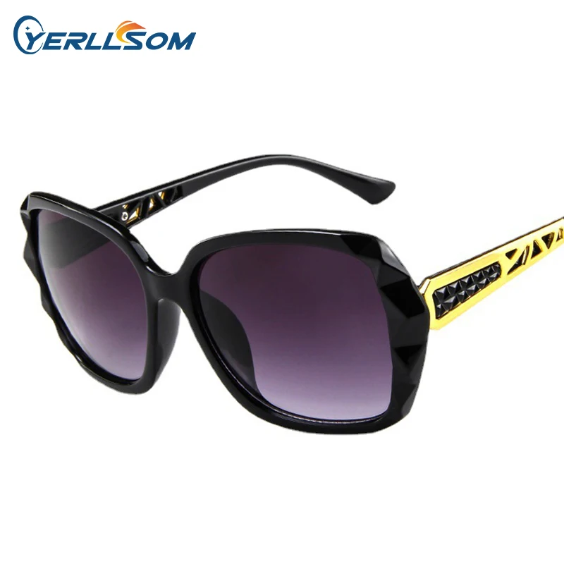 High Quality Wholesale Manufacturer Women's Trendy Sunglasses Fashionable Large Frame for Women Acetate Polarized 
