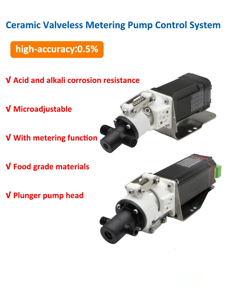 Shanghai Jishen Sterile Aseptic Pharma Filling Pump Valveless Plunger Ceramic Syringe Pumps