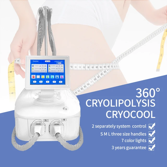 2023 High Selling Cryolipolysis Slimming Machine Portable Cool Tech Cellulite Reduction Cryo  360 for Beauty Salon
