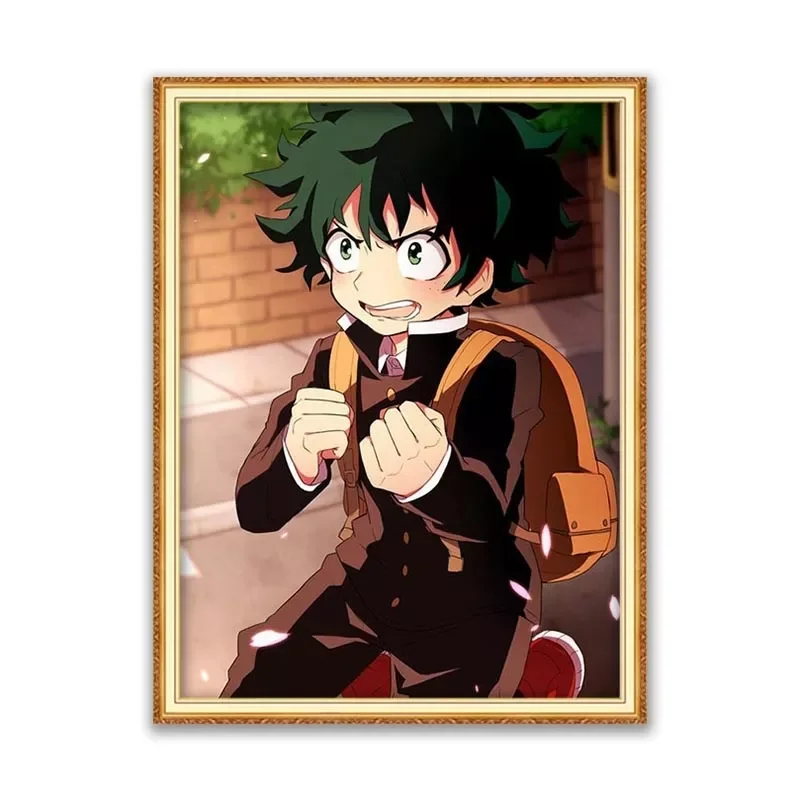 Meian Dropshipping Big Size Cross Stitch Eco-friendly Canvas Europe Folk Art Water Soluble Canvas for Cross Stitch Blue 2pcs