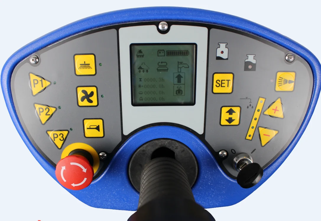 Large inventory dual brush ceramic floor tile cleaning machine