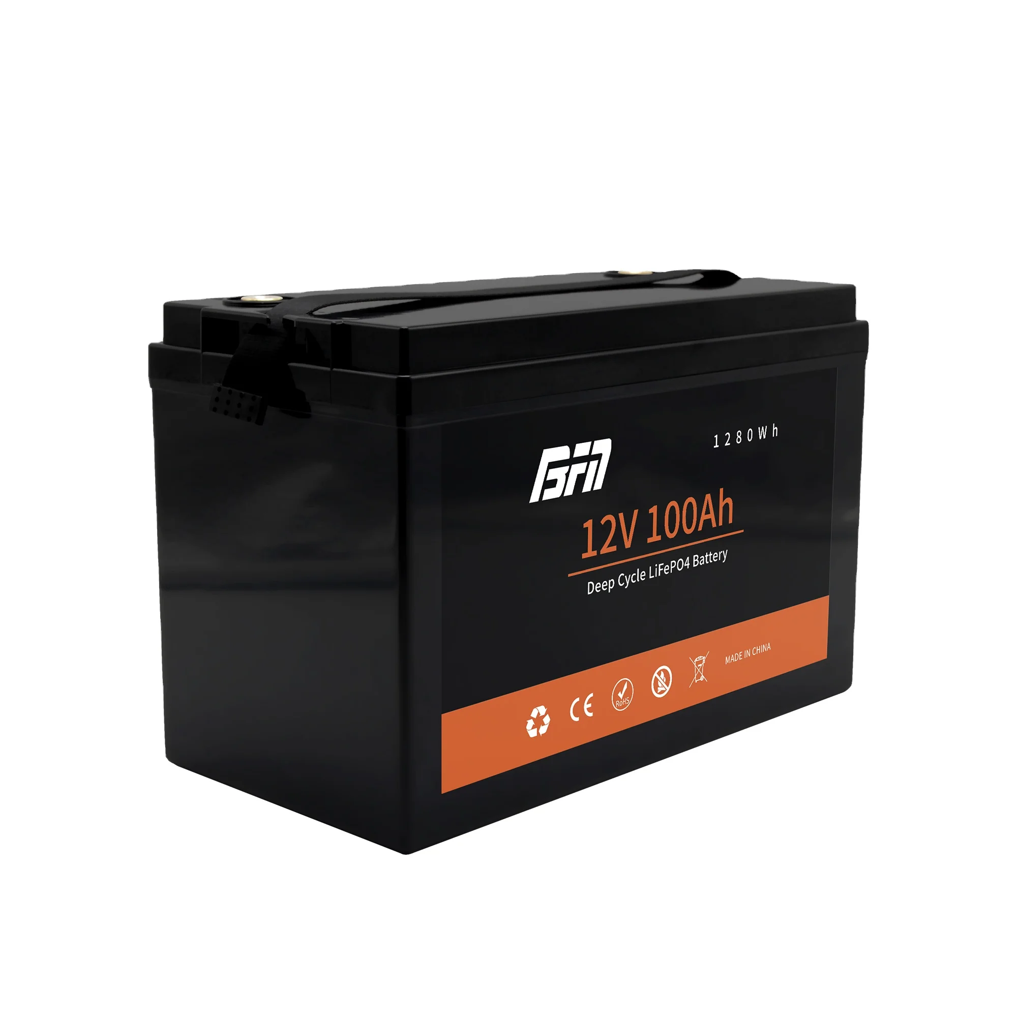 Аккумулятор lifepo4 12 В 100 А · ч 120 А · ч 125 А · ч для солнечной панели/светодиодных фонарей/электромобилей/автомобилей/лодок/морских судов