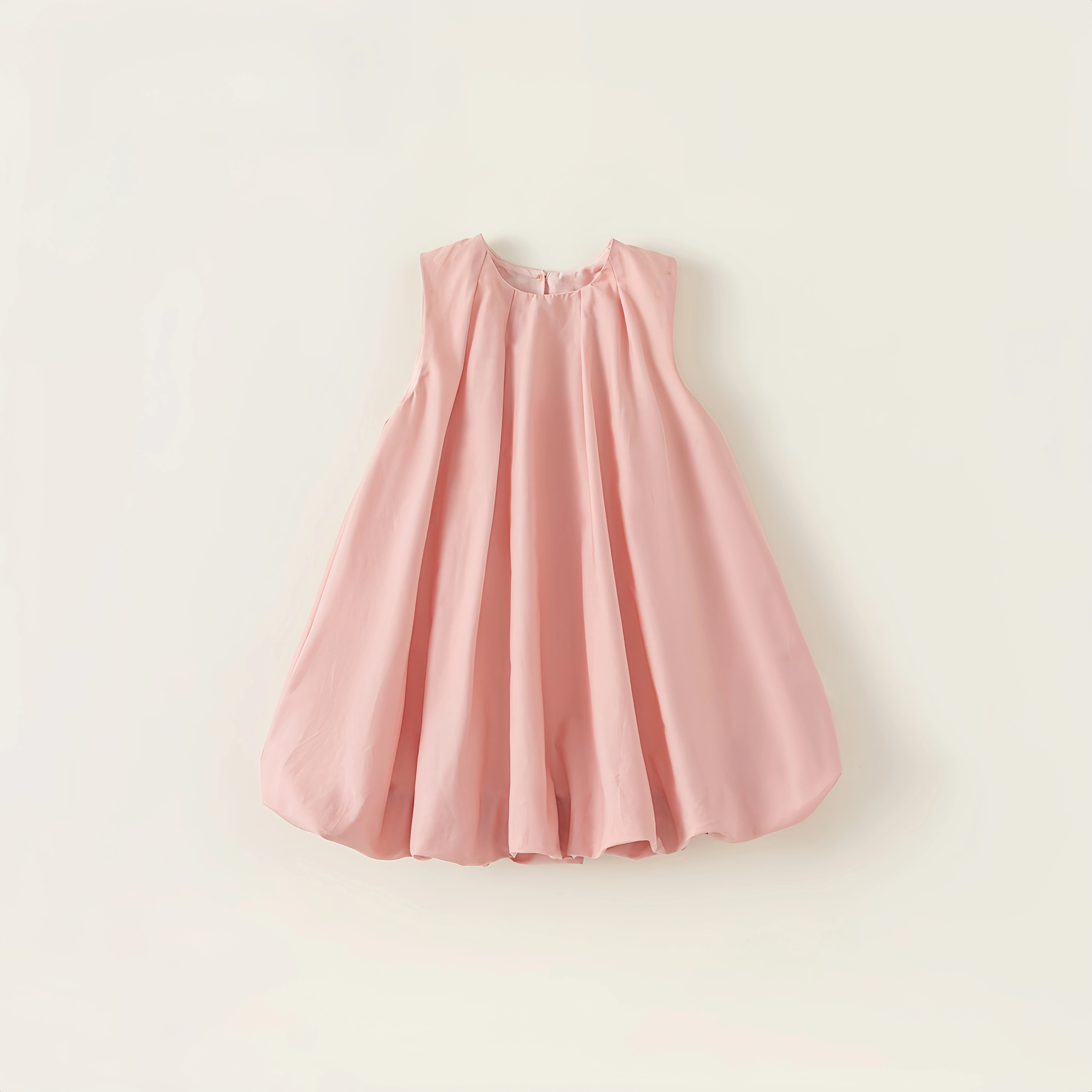 Custom Kid wear basic  3 4 5 6 7 8 9 Years Old Girls Dresses Casual Style Cotton Kid Flared Hem Sleeveless Summer Girls Dress