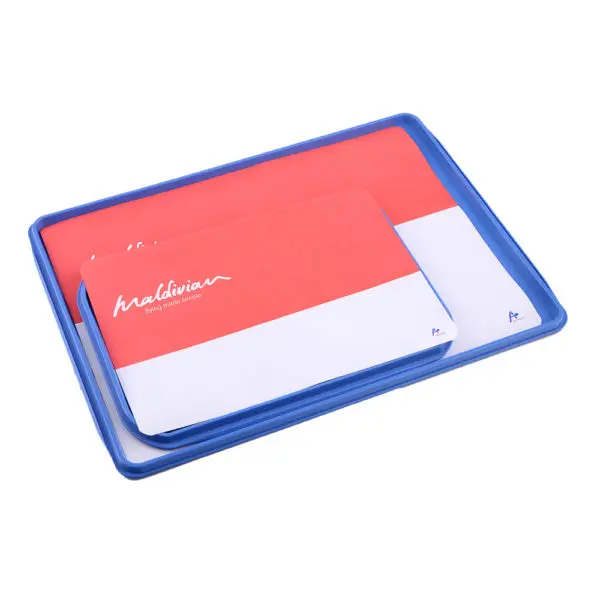 airline catering equipment logo printed non-slip serving paper tray mat