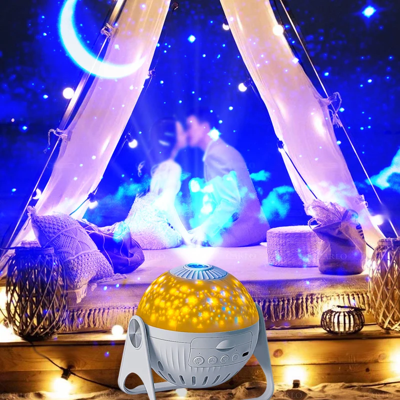 Bedroom star light nightlight bedside atmosphere sleep projector luminous couples internet celebrity atmosphere girls